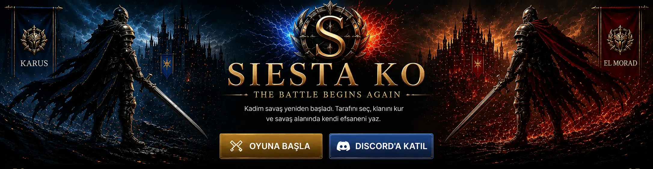 Siesta KO, Karus ve El Morad savaşçıları
